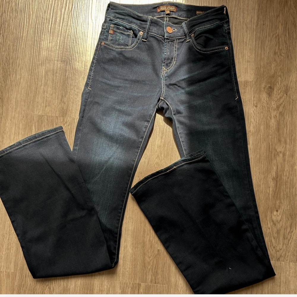 Dear John Dark Blue Flare Jeans - Sloane
